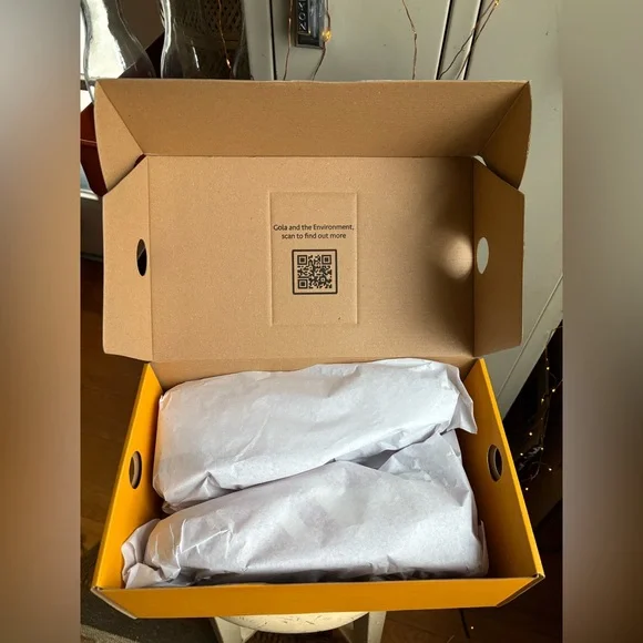 Gola Women's Elan Leather Sneaker Terracotta/ Off White/Red Ochre - Picture 14 of 16